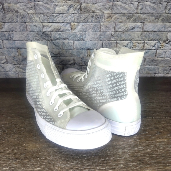 New CONVERSE CHUCK TAYLOR ALL STAR OW TRANSLUCENT WHITE 165609C - Picture 2 of 10
